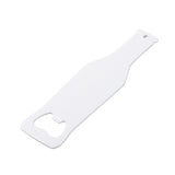 Bottle Openers - Pack of 10 x FULL WHITE - Bottle Shaped - 14cm x 4cm - Longforte Trading Ltd