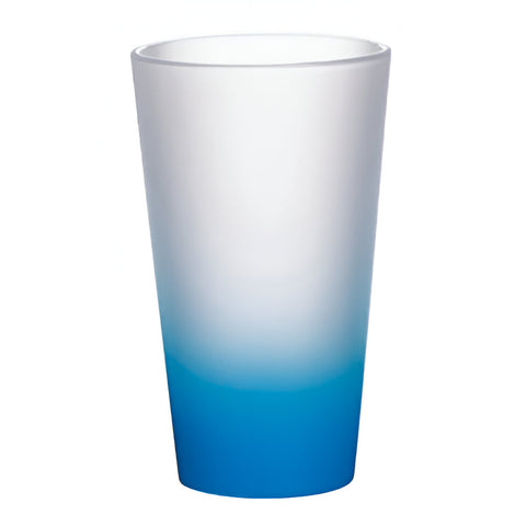 FULL CARTON - 24 x GRADIENT 17oz CONE Glasses - LIGHT BLUE