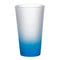 FULL CARTON - 24 x GRADIENT 17oz CONE Glasses - LIGHT BLUE