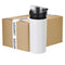 FULL CARTON - 60 x Water Bottles - BLACK - Coloured Flip Lid - 750ml - White