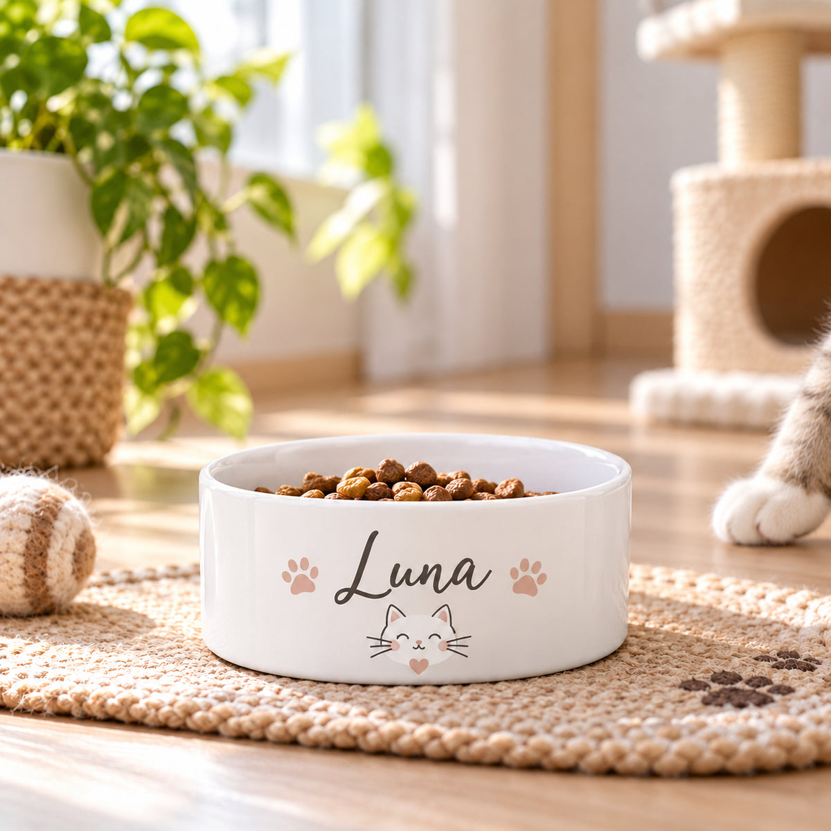 Sublimation Ceramic Cat Bowls