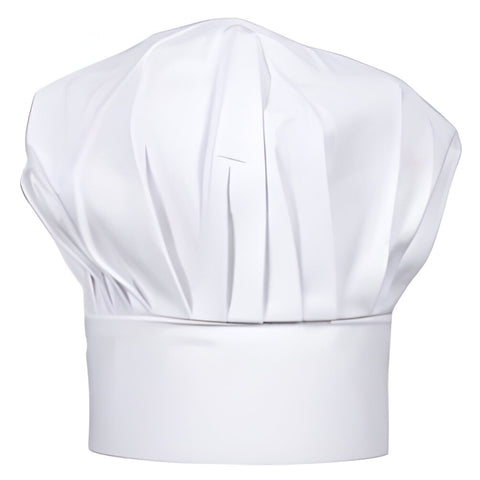 CARTON COMPLET - 100 x Toques de Chef - Adulte - Blanc 