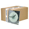 FULL CARTON - 20 x Glass Clocks - Square WITH NUMBERS - 20cm