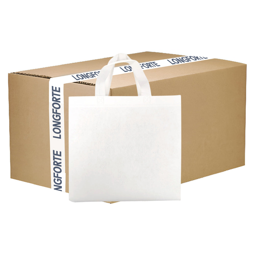 FULL CARTON 100 x Shopping Bags with Gusset Fibre Paper 32cm
