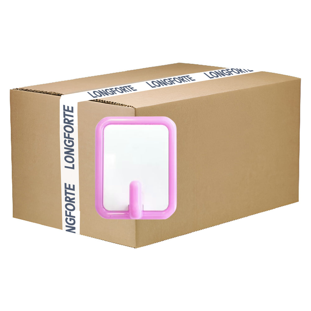 FULL CARTON - 100 x Self-Adhesive Kids Coat/ Bag Hooks - Pink - Longforte Trading Ltd