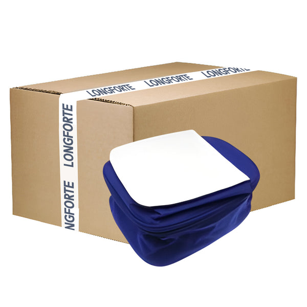 VOLLER KARTON - 20 x Lunchbeutel mit abnehmbarer Klappe - Blau