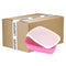 FULL CARTON - 48 x Small Plastic Lunch Boxes - Pink