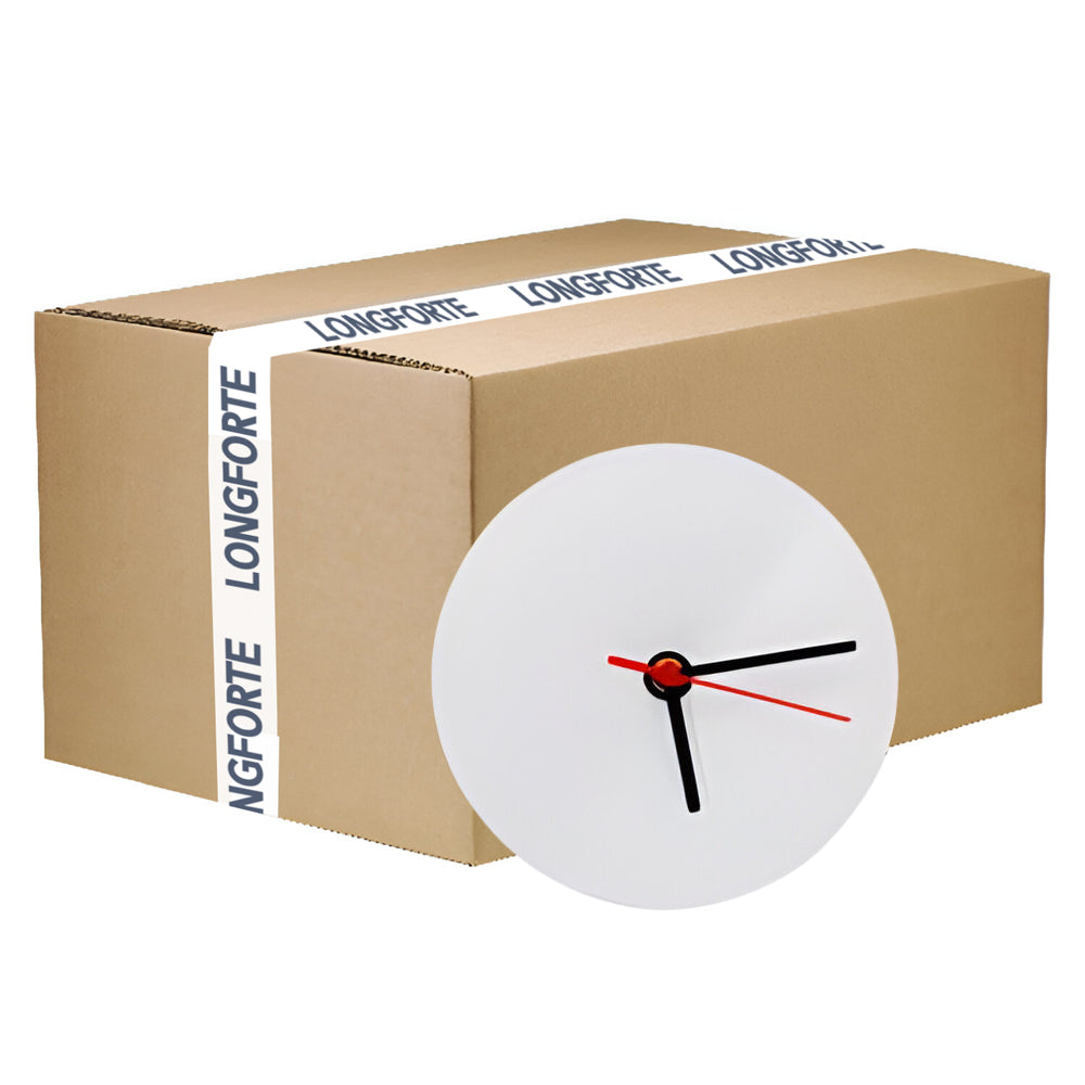 CARTON COMPLET - 25 x Horloges MDF - Ronde - Horloge Murale 20cm