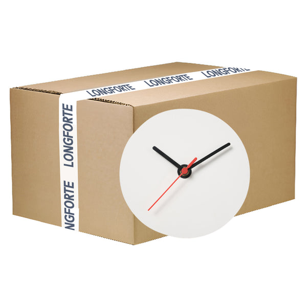 CARTON COMPLET - 20 x Horloges Murales MDF - Ronde - 30cm