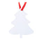 FULL CARTON - (100 PIECES) ALUMINIUM Double-Sided Ornament - Tree (8.3cm x 10.1cm) - Longforte Trading Ltd
