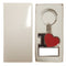Porte-clés - 10 x Porte-clés en métal - Coeur "I Love"