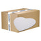 FULL CARTON - 100 x Mouse Pads/ Mats - Heart - 23cm x 18cm - 5mm