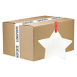 FULL CARTON - (100 PIECES) MDF Hanging Ornament - Star - Longforte Trading Ltd