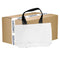 FULL CARTON - 50 x Shopping Bags with Black Handles - 30cm x 47cm