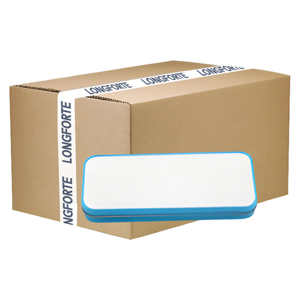 CARTON COMPLET - 50 x Boîtes de Papeterie en Métal - Bleu
