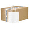 CARTON COMPLET - 100 x Tote Bags - Venise - Blanc Satiné - 38cm x 40cm - Anses Courtes