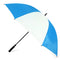 FULL CARTON - 24 x Large Sublimation Golf Umbrellas - 60" diameter - BLUE/ WHITE
