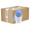 VOLLER KARTON - 48 x Wasserflaschen - Polymer - 400 ml - Katzendeckel - Blau