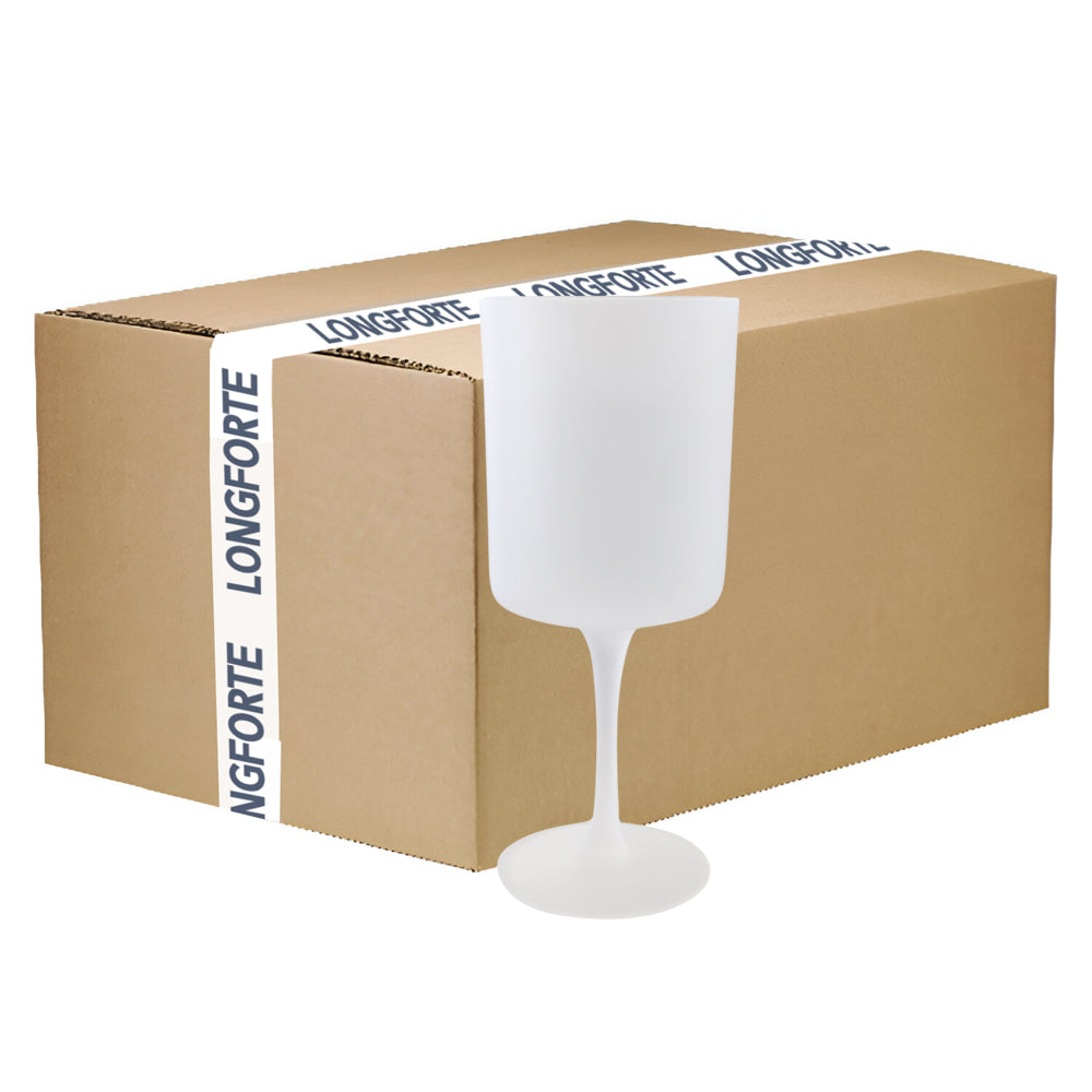 275ml Sublimation Wine Glasses - Frosted - Pack of 24