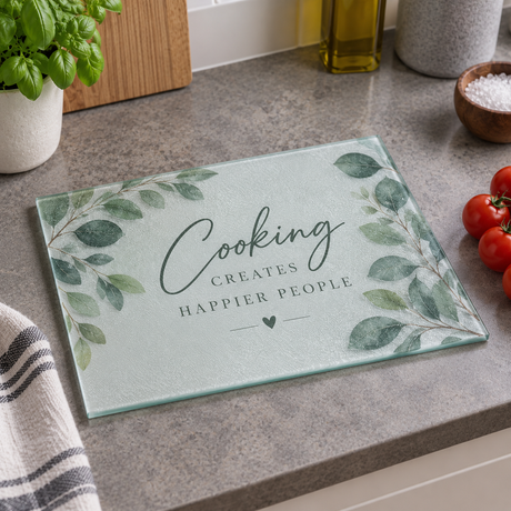 20cm x 28cm Sublimation Glass Cutting Boards - Chinchilla - Pack of 28