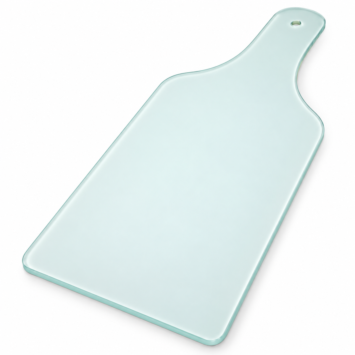 Sublimation Glass Cutting Board - 35.5cm x 18.7cm - Wine Bottle Shaped