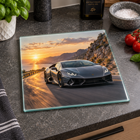 30cm Square Sublimation Glass Cutting Boards - Smooth - Pack of 20