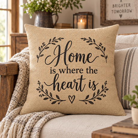 Housse de Coussin - JUTE - 40cm x 40cm - Carré
