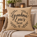 Housse de Coussin - JUTE - 45cm x 45cm - Carré