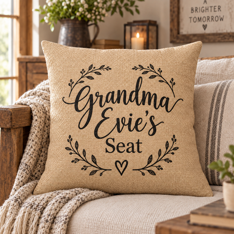 Housse de Coussin - JUTE - 45cm x 45cm - Carré