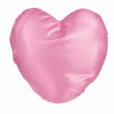 40cm Heart Sublimation Cushion Cover - Glitter Pink