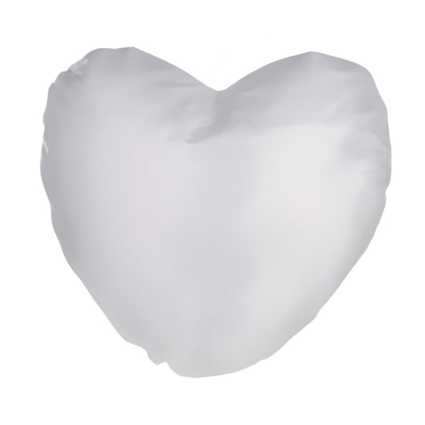 Cushion Cover - Glitter - Silver - 40cm x 40cm - Heart