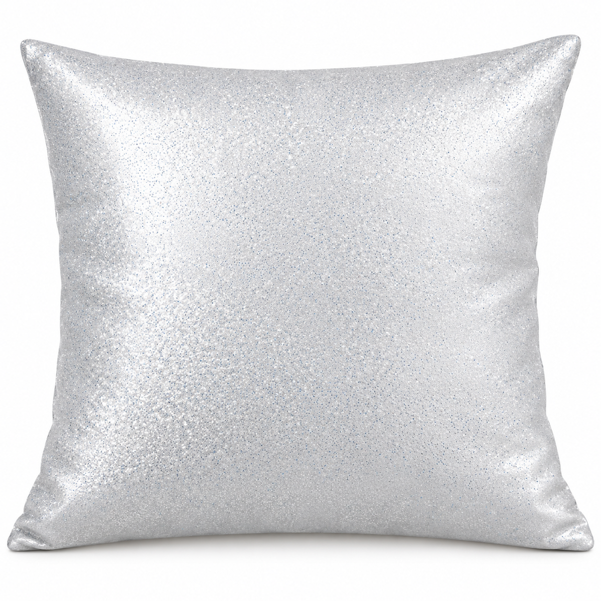 Housse de Coussin - Paillettes - Argent - 40cm x 40cm - Carré