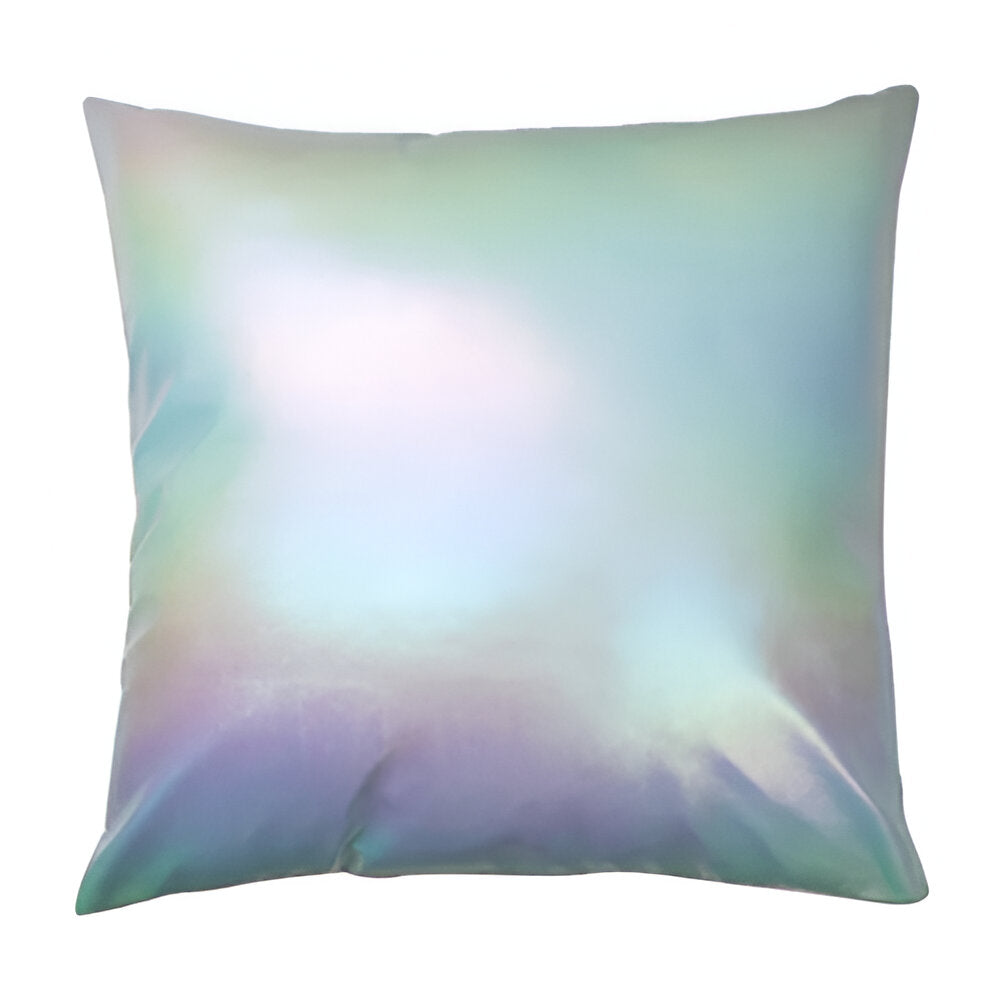 Sublimation Cushion Cover – Holographic Blue Gradient Finish - 40cm