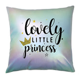 Sublimation Cushion Cover – Holographic Blue Gradient Finish - 40cm