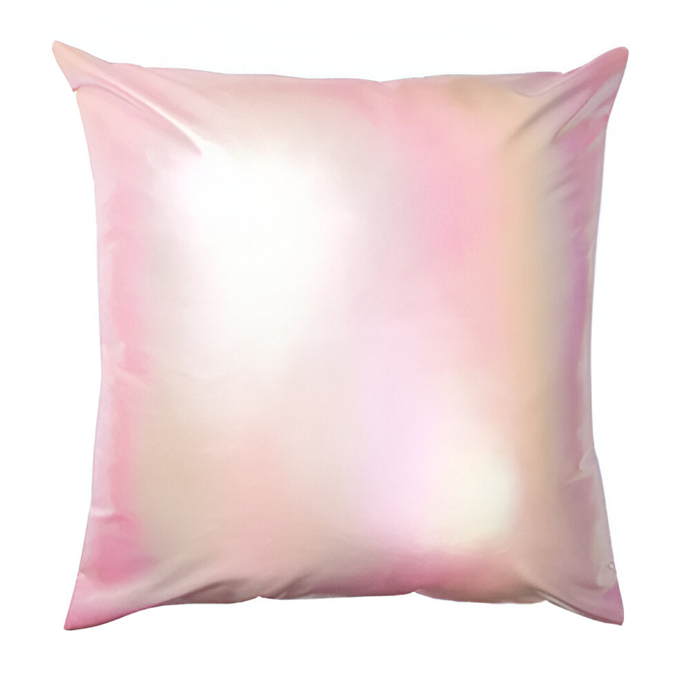 Sublimation Cushion Cover – Holographic Gradient Finish - Pink
