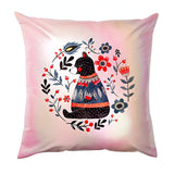 Sublimation Cushion Cover – Holographic Gradient Finish - Pink