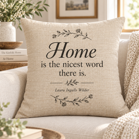 Housse de Coussin - Lin (Country Canvas) - 45cm x 45cm - Carré