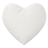 Housse de Coussin - Finition Sergé - En Forme de Coeur