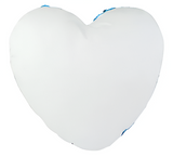 Sublimation Sequin Cushion Cover - Light Blue - Heart