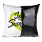 Cushion Cover - Sequins - BLACK - 40cm x 40cm - Square - Longforte Trading Ltd