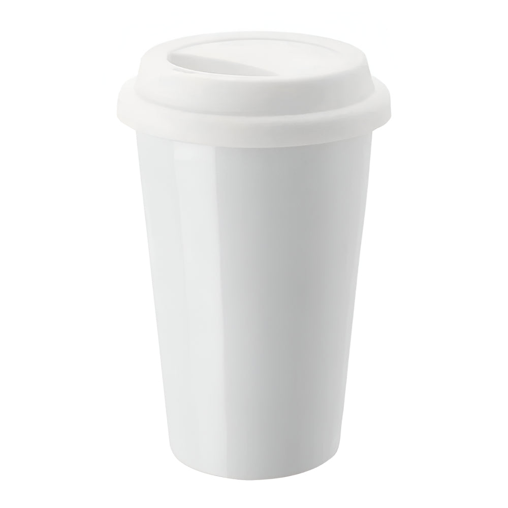 Sublimation Ceramic Eco Cup with Silicone Lid