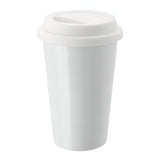 Sublimation Ceramic Travel Mug with Silicone Lid