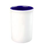 15oz Sublimation Ceramic Pen Pot, Dark Blue Inner
