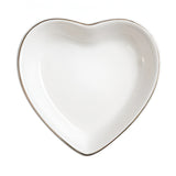 Sublimation Ceramic Trinket Tray with Gold Rim