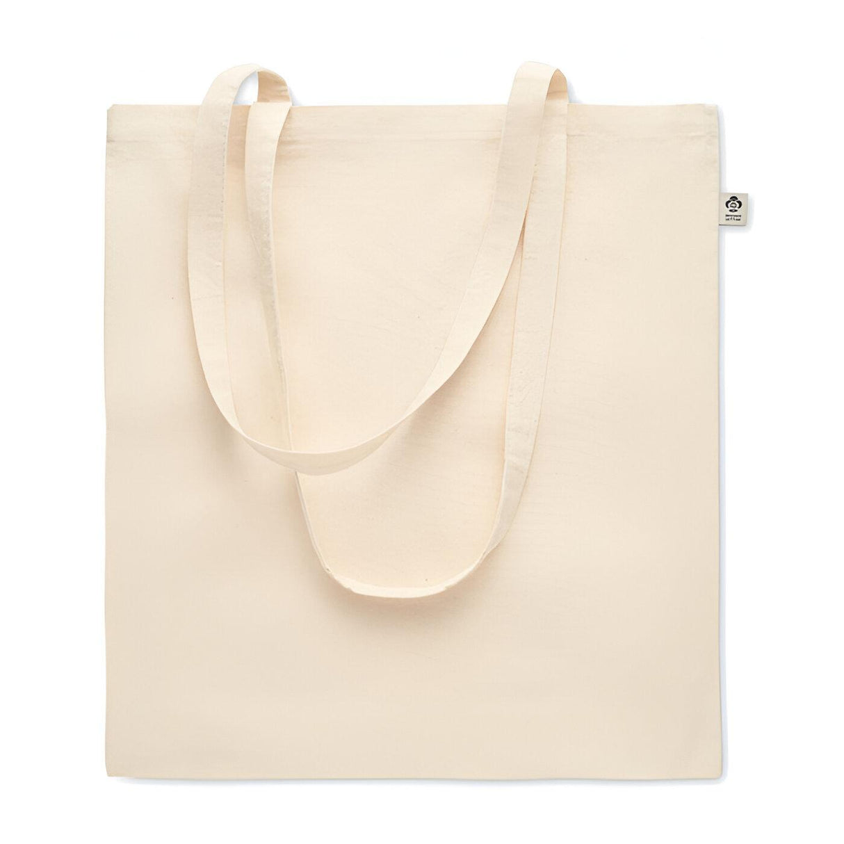 Organic Cotton Tote Bag with Long Handles - 180gsm