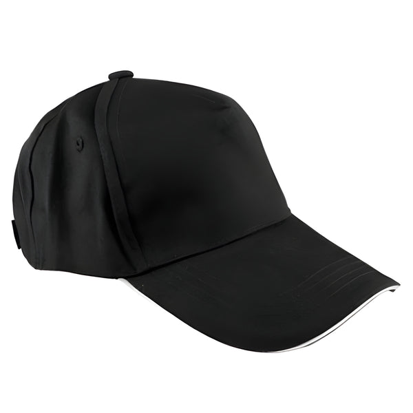 Cotton Baseball Cap - Jet Black
