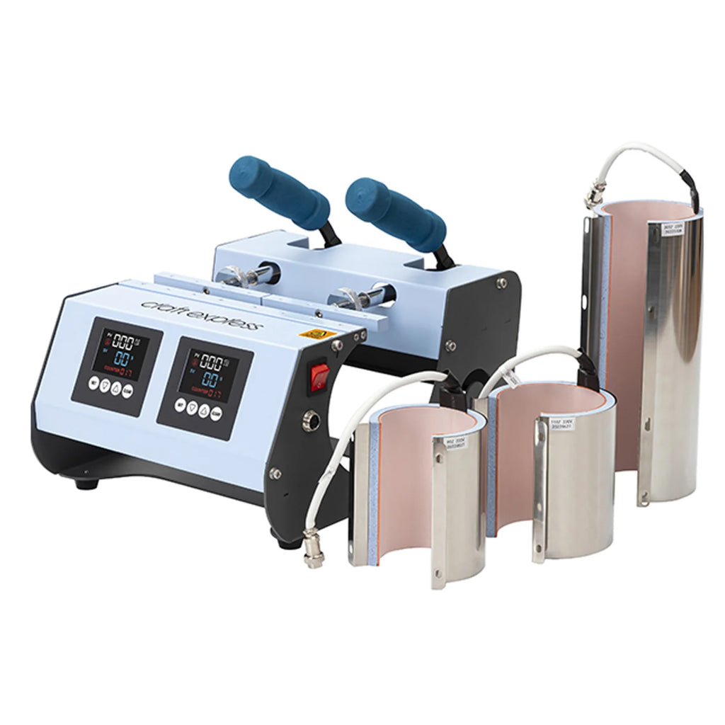 Hardware - Craft Express - 3-in-1 Two Station Mug Press - Blue ...