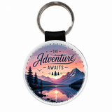 Double-Sided Sublimation PU Heart Keyring - Glossy White - Pack of 10