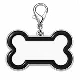 Sublimation Dog Tag Bone Shaped - Blue