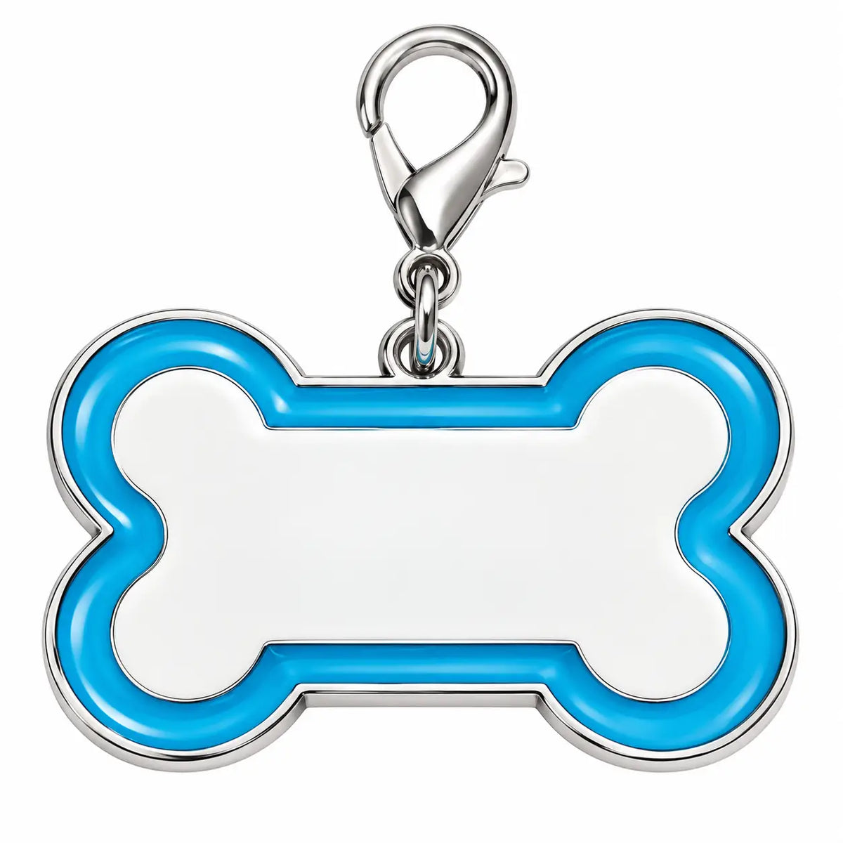 Sublimation Dog Tag Bone Shaped - Blue